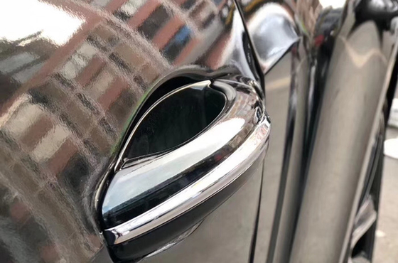 PEの塗被紙はさみ金が付いている深緑色の光沢度の高い車のビニールの覆い