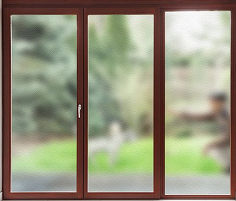 Repositionable 0.8mmの明確な浴室の窓のプライバシーのフィルムのヒート コントロール